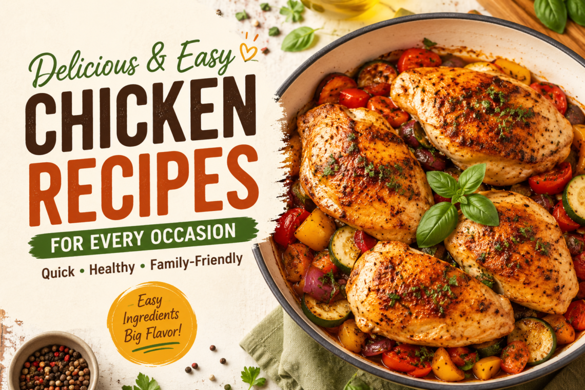 Chicken Recipes: Delicious Ideas for Every Meal